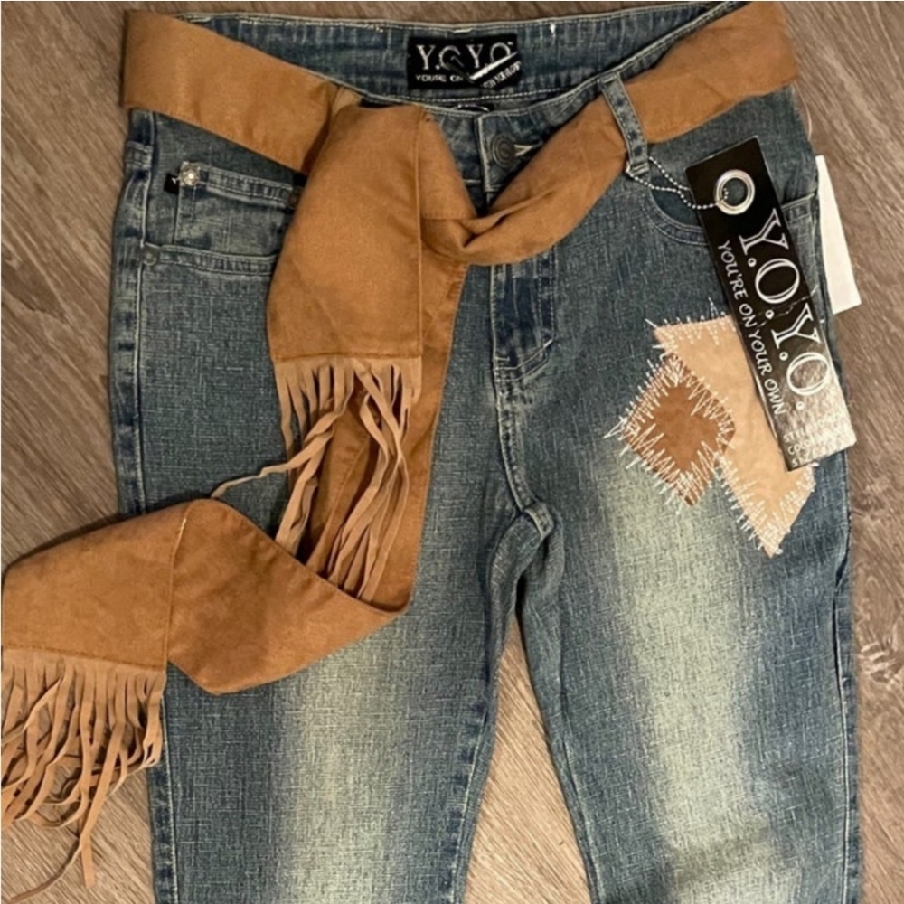 Y.O.Y.O.Vintage  80s  Country Hippee Patch Work NWT Size 9
